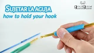 Learn amigurumi (2) - How to hold crochet hook and yarn