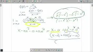 MTH251 A Challenging Limit Derivative
