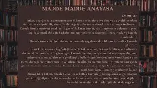 #33 Anayasa Madde 33 - Dernek kurma hürriyeti