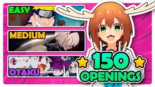 150 ANIME OPENINGS TO GUESS! [SUPER EASY QUIZ - OTAKU] Part 2