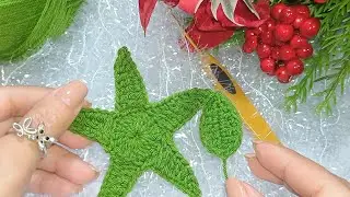 Como hacer un caliz a crochet más hojita sin alambre a crochet