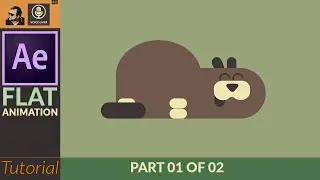 Flat Animation in After Effects | Part 01 - Drawing The Cat Using Basic Shapes | Tutorial