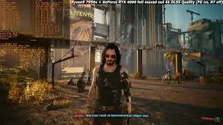 Ryzen9 7950x+GeForce RTX 4090 | Cyberpunk 2077 PL full maxed out 4k DLSS Quality (FG on, RT off)