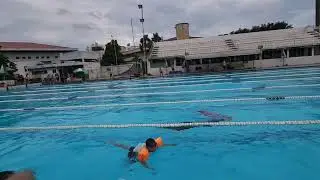 Sim's first time at Olympic standard swimming pool