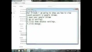 How to view saved password in google chrome