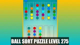 Ball Sorting Puzzle Game Level 275 | Ball Sort Puzzle Level 275 | GamingOn