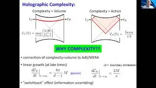 GQFI-UGent-WST Seminar: Rob Myers "Holographic Complexity of Quantum Black Holes"
