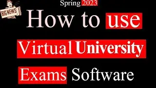 Important Tips To Use VU Exams Software | Virtual University Exams Software Demo | VU Mentor