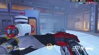 Wine Esync 3.13 + DxVk 0.63 - Overwatch LOW Quality - Practice Range - Linux - Nvenc