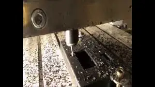 Homemade CNC milling machine test 2