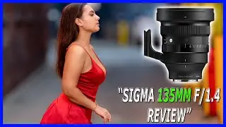 “Sigma 135mm f/1.4 Review on Nikon Z8 | Godox V100 & AD600BM II Lighting Setup”
