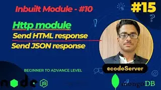lec-15 || Send HTML,JSON response
