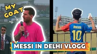 MESSI IN DELHI?! 😱 The Craziest Day of My Life | Vlog