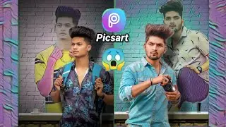 Picsart wall photo editing | PicsArt own wall effect | PicsArt Photo Editing | Crazy editing |part 2