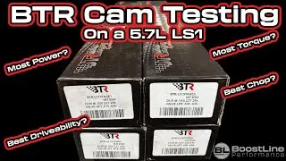 LS1 Cam Test on the Engine Dyno with 4 BTR cams! (With added comparison graph)