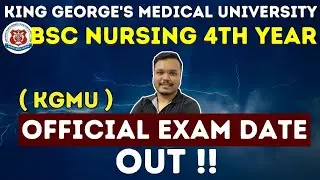 kgmu lucknow bsc nursing | bsc nursing 4th year | King George's Medical University |bsc nursing 2024