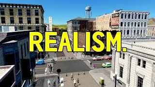 Building a Realistic, Walkable, Mixed Use Town in Cities Skylines!