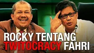 ROCKY GERUNG DAN TWITOCRACY FAHRI HAMZAH