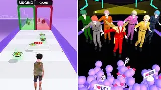 K-Pop Run 👦🎤 All Level Gameplay Android,ios New Game