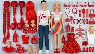 8 Minutes Satisfying with Unboxing Barbie Family Playset, Doll Dressup Set Toys ASMR | Review Toys