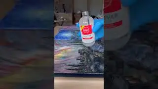 My spontaneous painting sold! #acrylicpainting #paintingtutorial #originalart