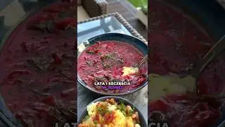 Zupa z botwiną, podana z tłuczonymi ziemniakami i boczkiem 😍👌 #recipe #przepis #food #furajedzenia