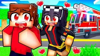 A Firefighter Has a Crush On Me In Minecraft!