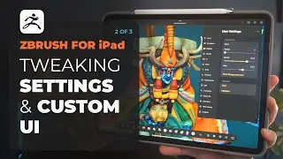 Zbrush For iPad: Tweaking Settings & Custom UI