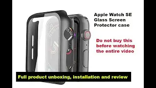 Apple watch SE glass screen protector 40mm | Unboxing and review | 2021 | TechTaCool