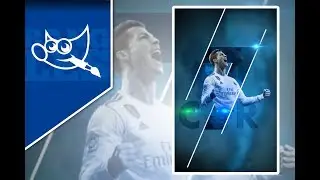 GIMP Tutorials : How To Create Soccer Poster Design Using GIMP