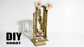 How to Make Walking Robot - Cardboard