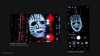Chemical Brothers Escape Velocity - Facebook Camera Filter (AR Studio)