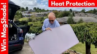 Heat protection for your Tesla Model Y? Install of the MagShade by Otrifowd