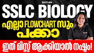 SSLC Biology | എല്ലാ Flowchart സും പക്കാ - ഇത് മിസ്സ്‌ ആക്കിയാൽ നഷ്ടം! | Xylem SSLC