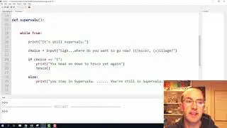 Text Based RPG (3) : Stuck in a loop