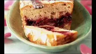 Marbled cherry and almond cake recipe
