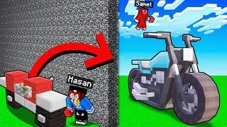 DEV MOTOR PARKURU YAPI KAPIŞMASI !! - Minecraft