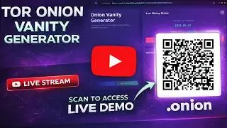 🔴 Live Dark Web Virtual Tab || Generating Onion Vanity Custom URL || 