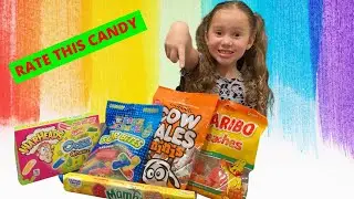 Candy taste test - rating candy we've never tried before