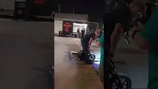 Mini Bike Burnout!!