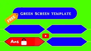 green screen effects | kbc theme | Quiz green screen | green screen Quiz
