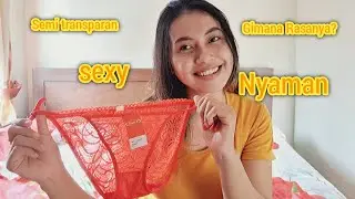 CD semi transparan tali samping. Gimana rasanya ya ?