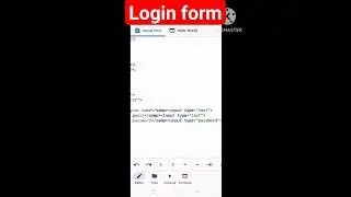 😱  html css login form..😱  