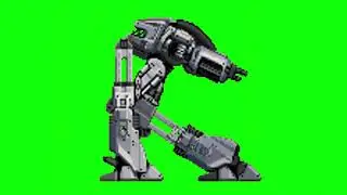 [SPRITE ANIMATION] ED-209 (ROBOCOP) | D-Kun | VTuber Mexicano