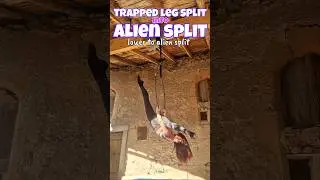 #aerial #aerialdance #aerialtrick #aeriallyra #aerialhoop #lyra #aliensplit #aerialhooptricks #hoop