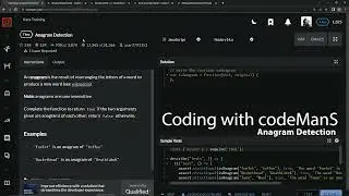 Codewars 7 kyu Anagram Detection Javascript
