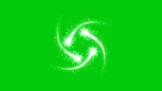 Green Screen Shooting Star Pattern