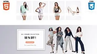 Offer section with background image in HTML and CSS || UI Dev