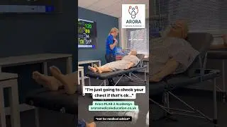 “I’m just going to examine your chest”… 