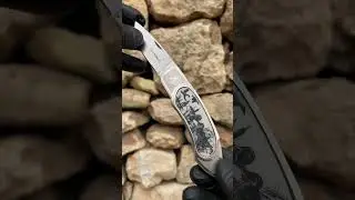 Browning Scrimshaw Folding Knife - 